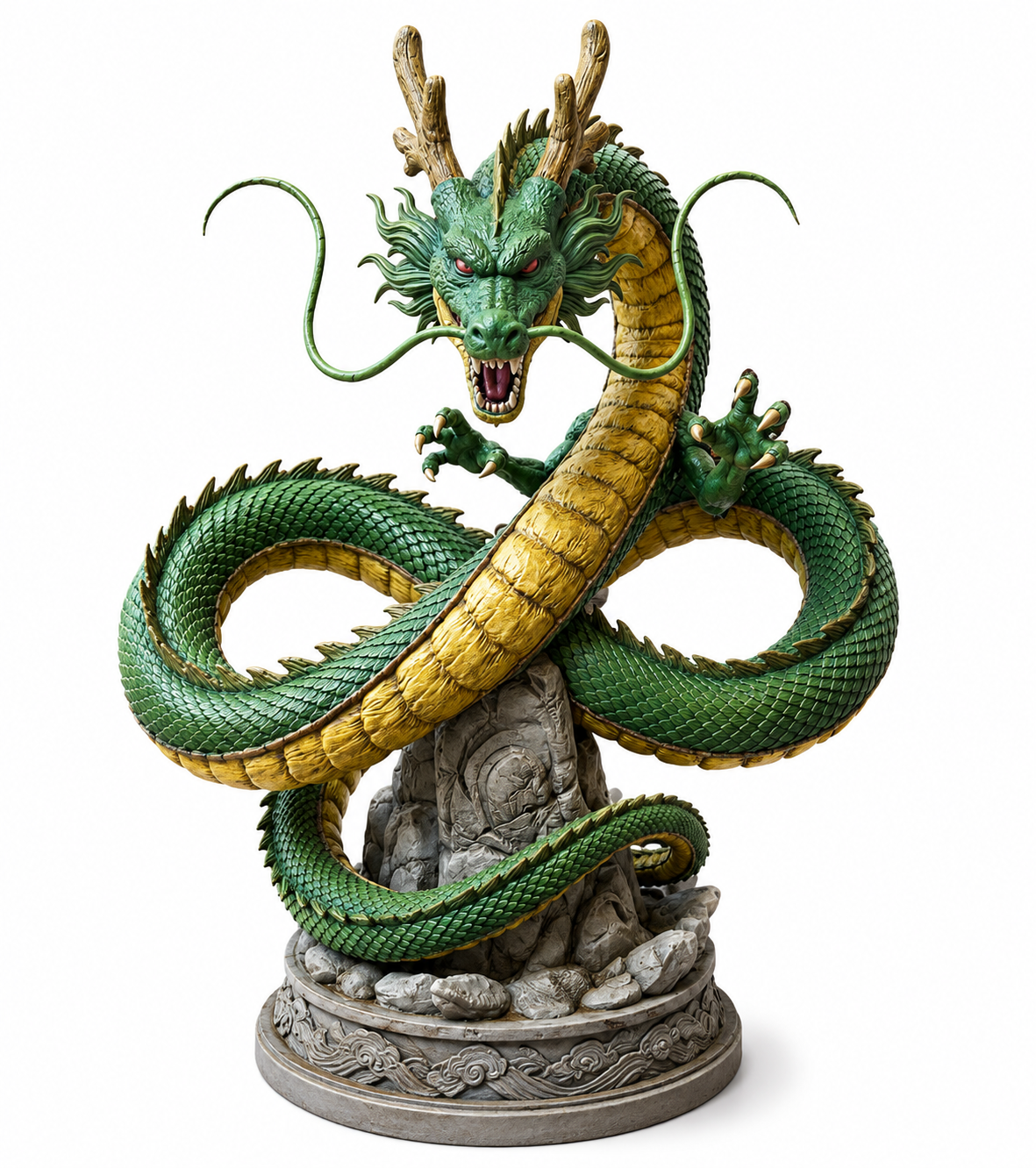 Escultura de dragão impressa em 3D